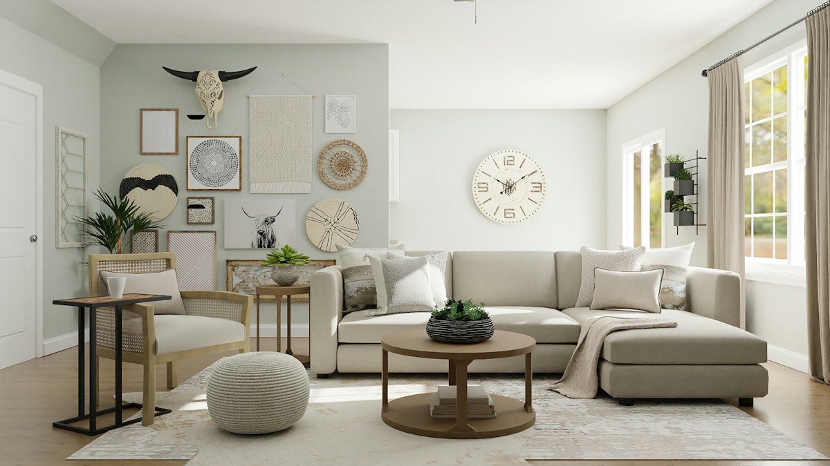 Kamar tidur bernuansa tenang dengan detail kayu natural